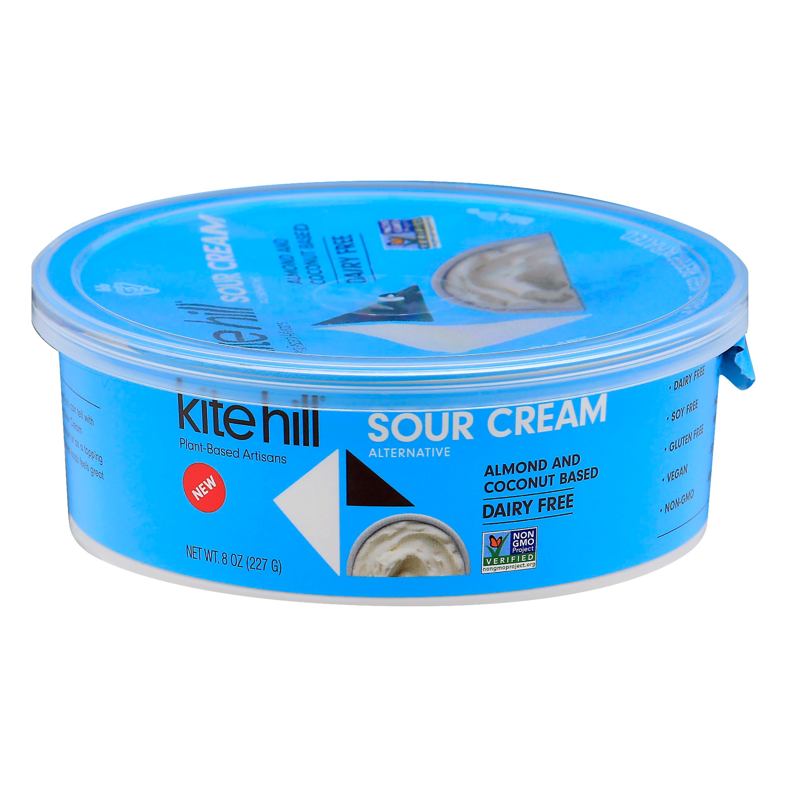 .com: Kite Hill Almond Milk Sour Cream Alternative, 12