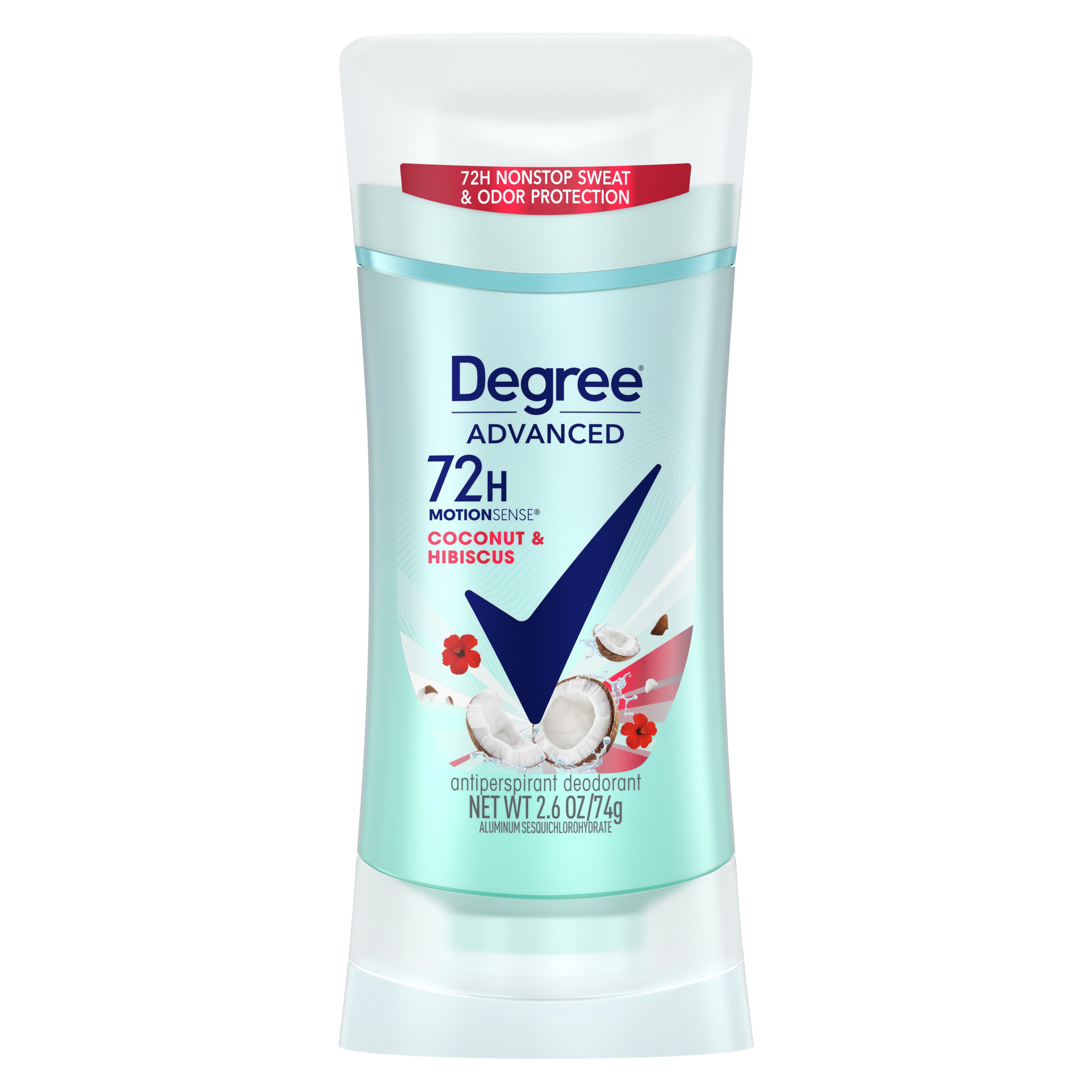 Præsident binær sort Degree Advanced Antiperspirant Deodorant Coconut & Hibiscus - Shop Bath &  Skin Care at H-E-B