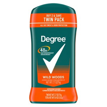 Degree Men 48 Hr Antiperspirant Deodorant - Wild Woods, 2.7 oz