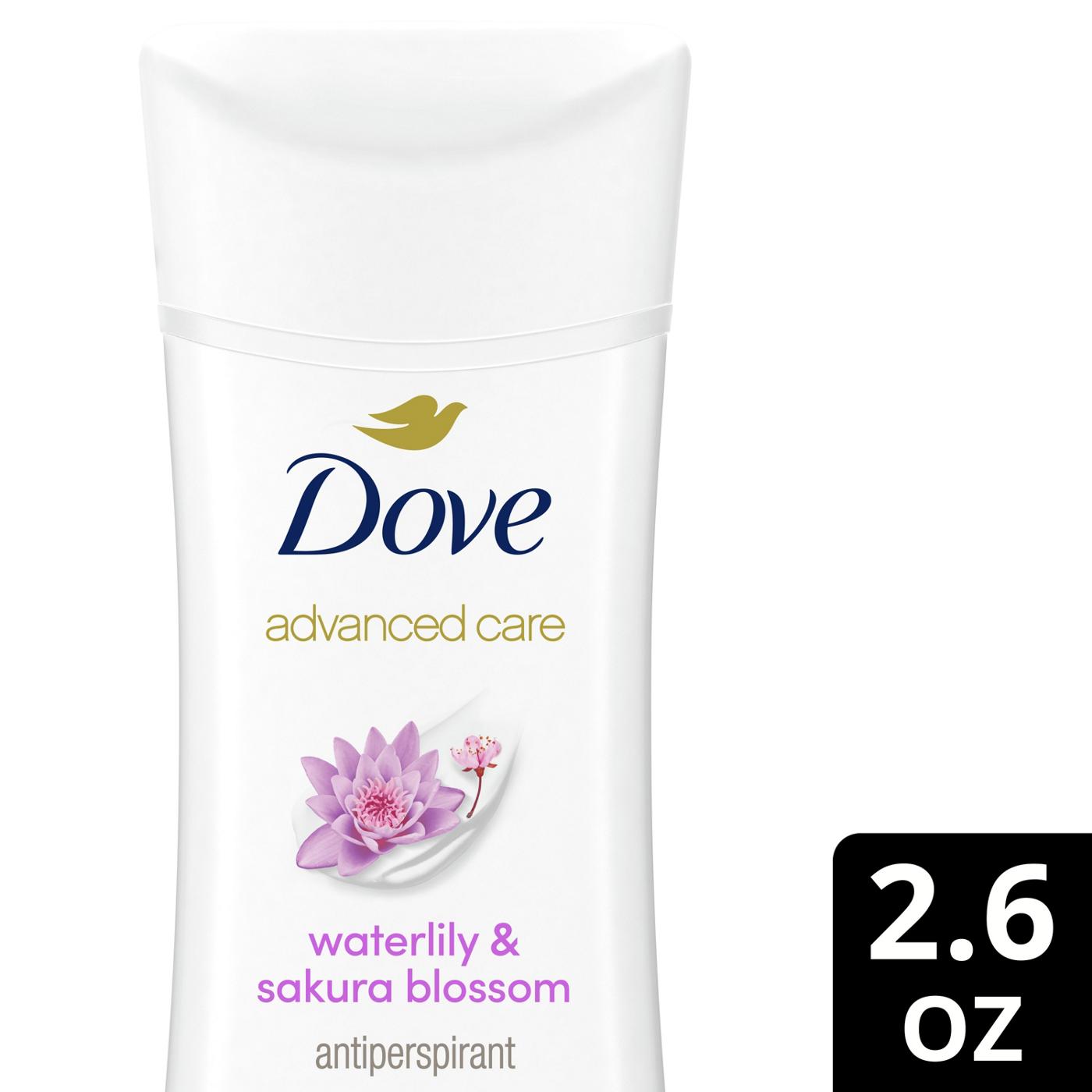 Dove Advanced Care Antiperspirant Deodorant - Waterlily & Sakura Blossom; image 7 of 12