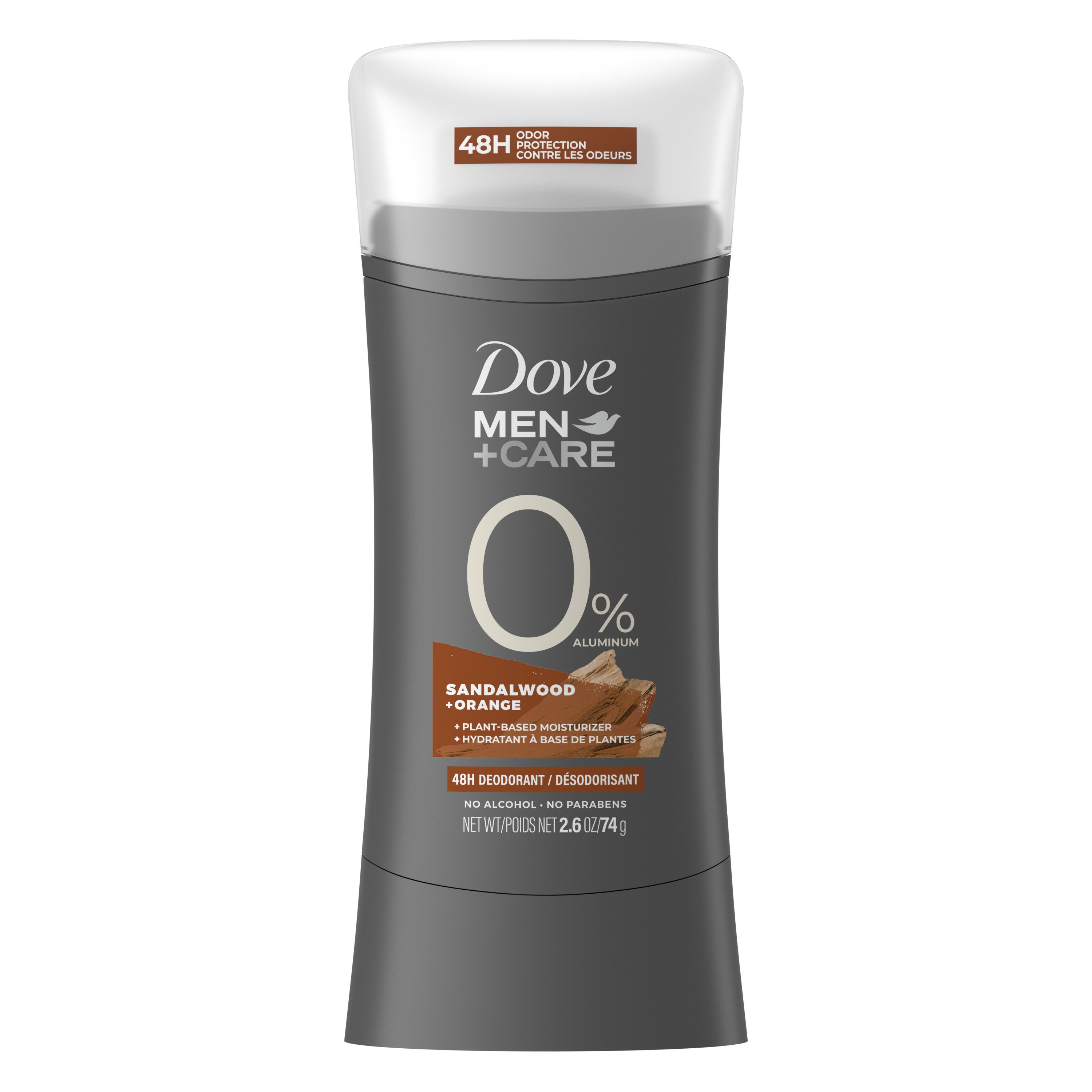Compliment Corporation juni Dove Men+Care 0% Deodorant Stick - Sandalwood+Orange - Shop Bath & Skin  Care at H-E-B