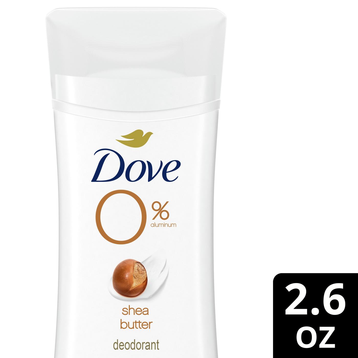 Dove 0% Aluminum Deodorant - Shea Butter; image 6 of 6