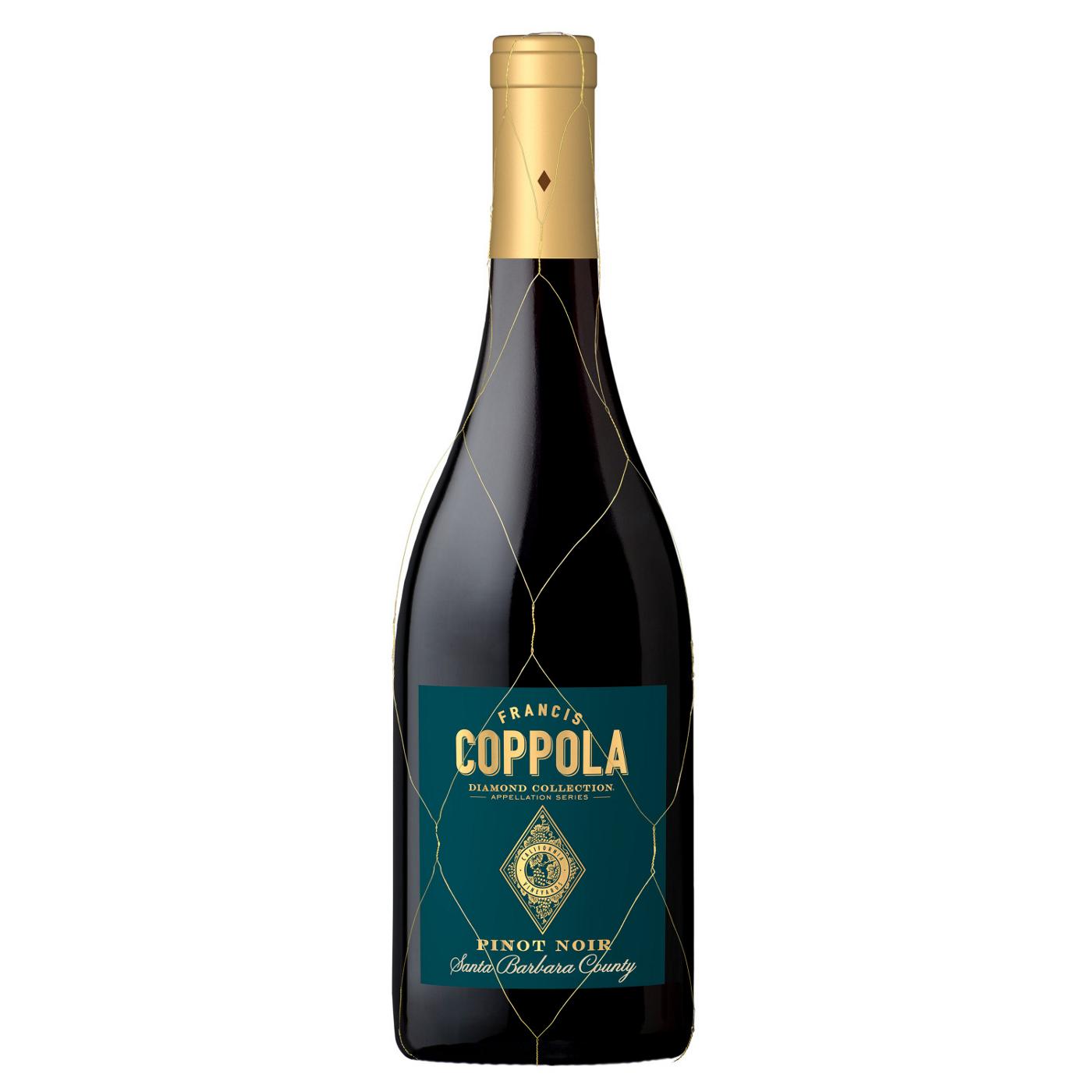 Francis Coppola Diamond Collection Diamond Collection Appellation Series Santa Barbara County Pinot Noir Red Wine; image 1 of 5