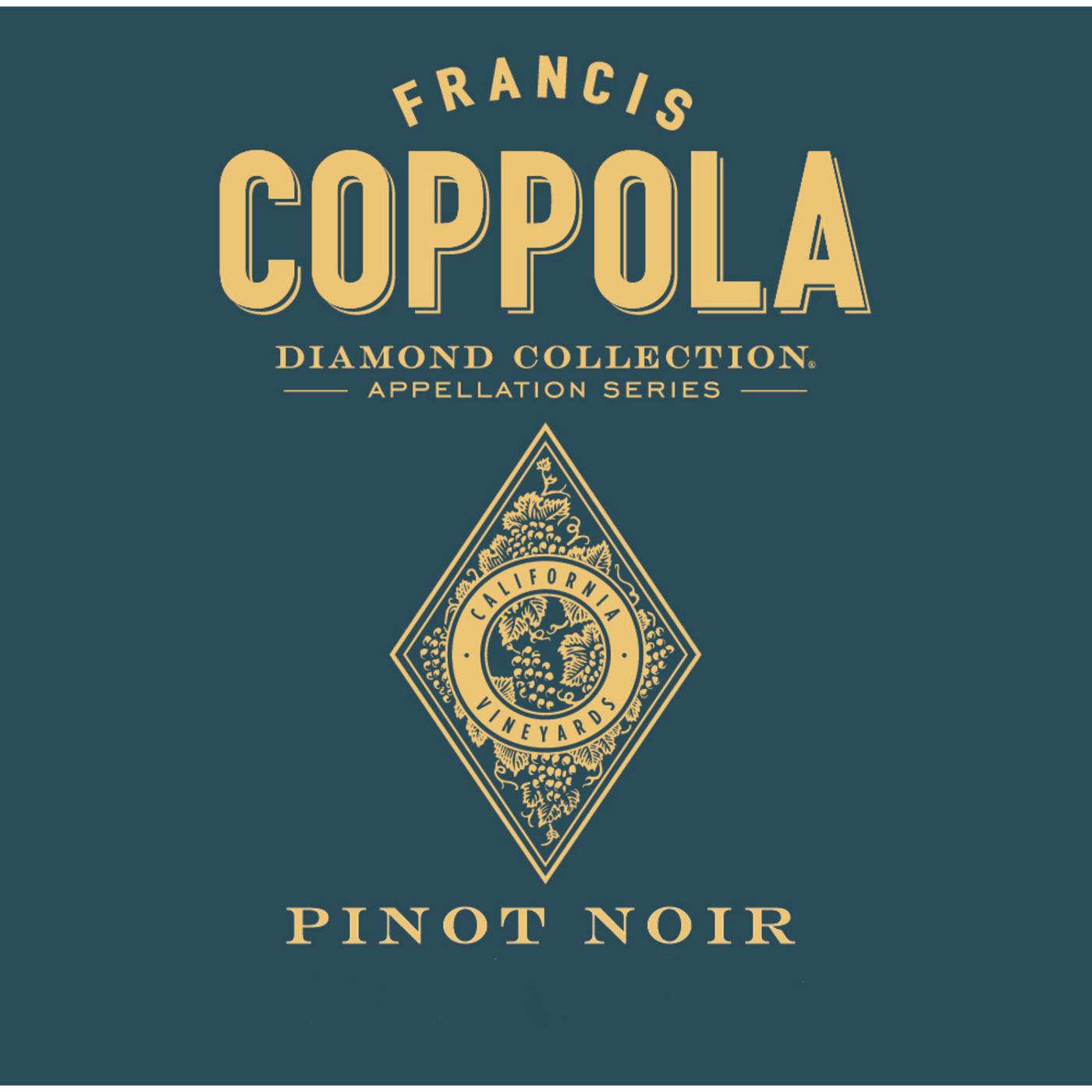 Francis Coppola Diamond Collection Diamond Collection Appellation Series Santa Barbara County Pinot Noir Red Wine; image 3 of 5