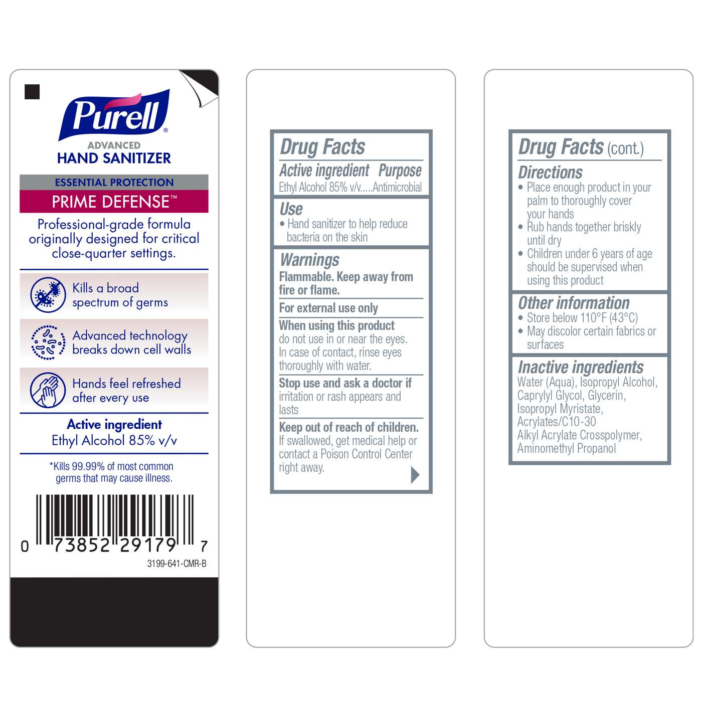 Purell Advanced Hand Sanitizer - Prime Defense; image 3 of 5