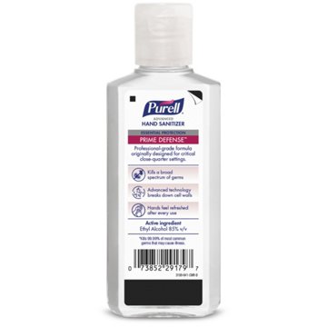 Purell Advanced Hand Sanitizer Maximum Strength - Prime Defense, 4 oz
