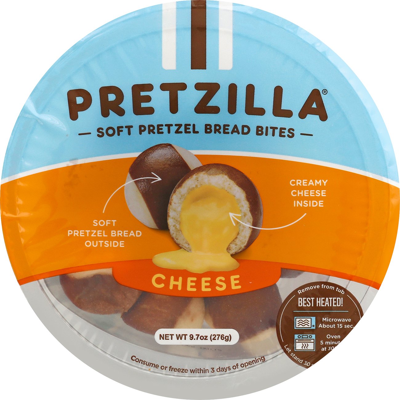 Pretzilla Cheese Filled Soft Pretzel Bites Shop Buns & rolls at HEB