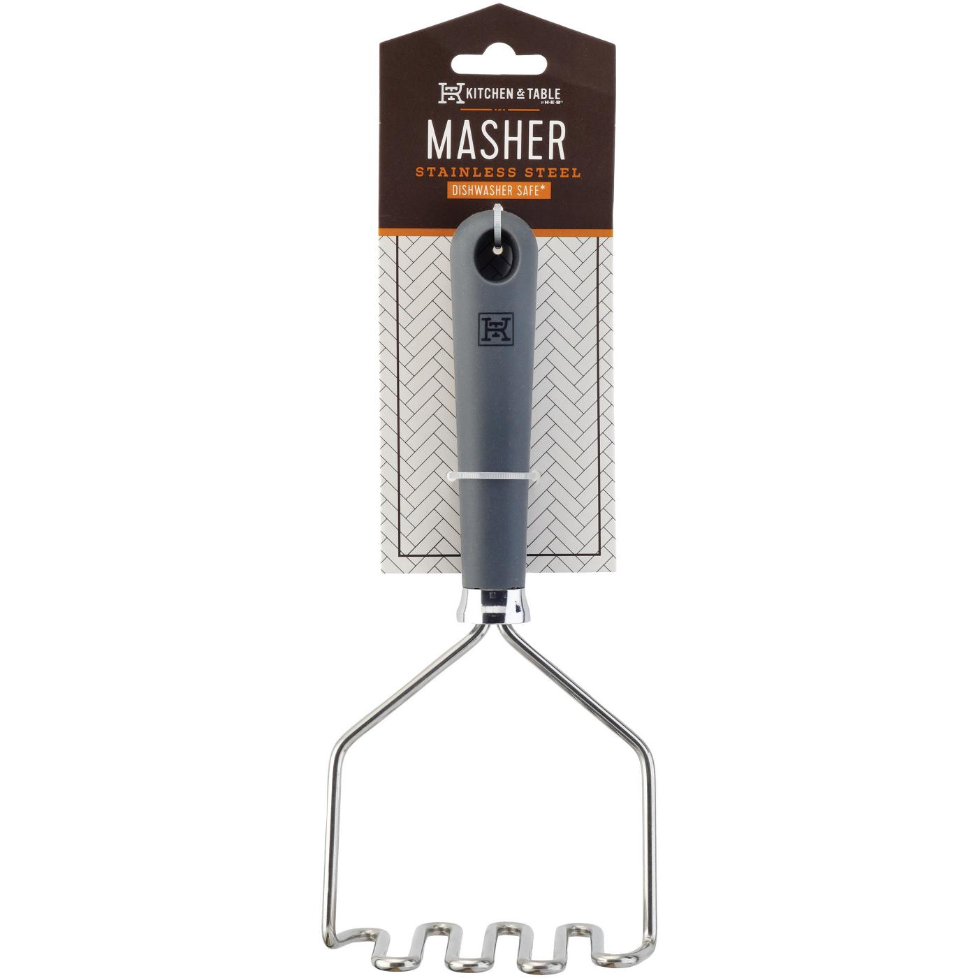 Kitchen & Table by H-E-B Stainless Steel Masher - Shop Utensils & Gadgets  at H-E-B