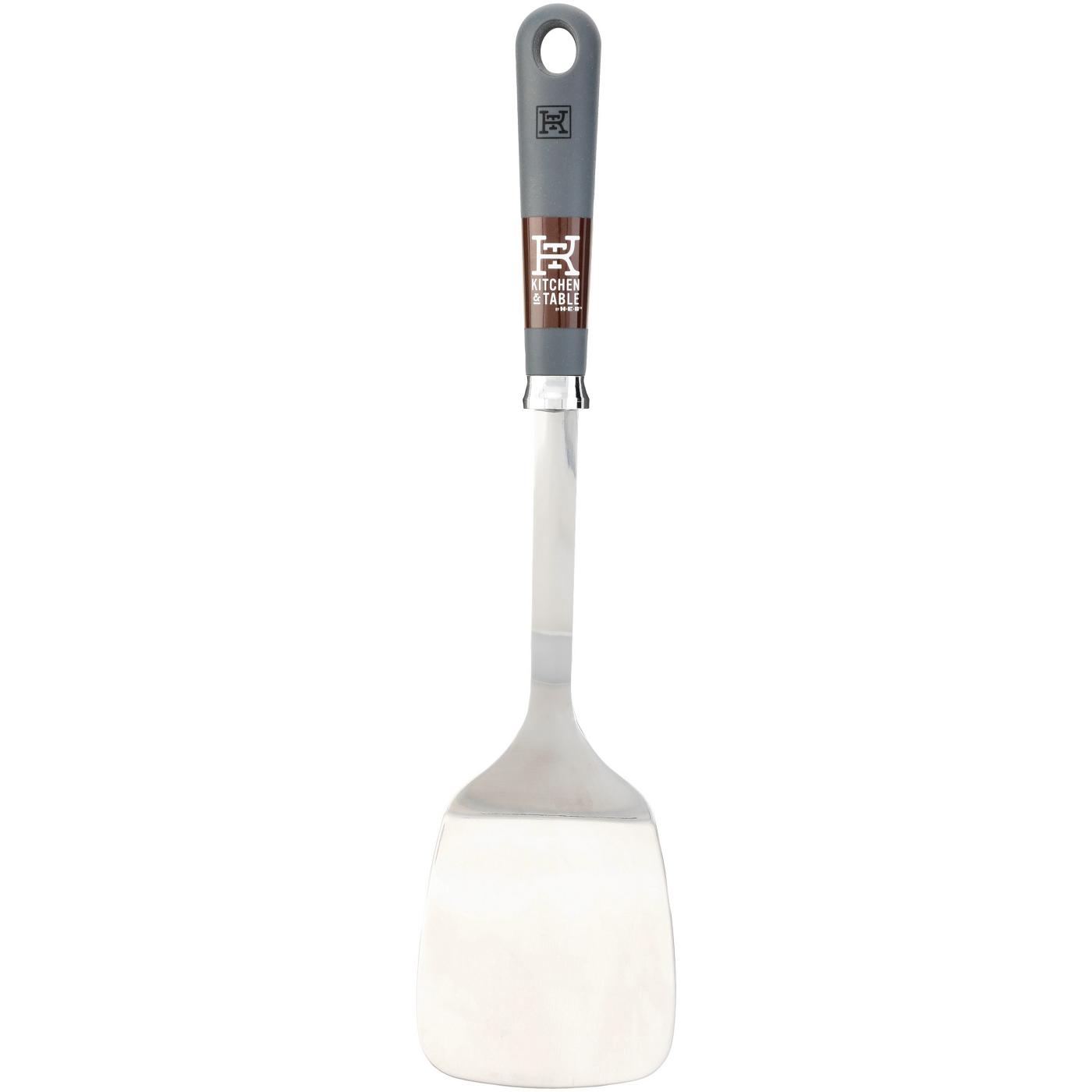 Mini spatula, Wood handle turner solid