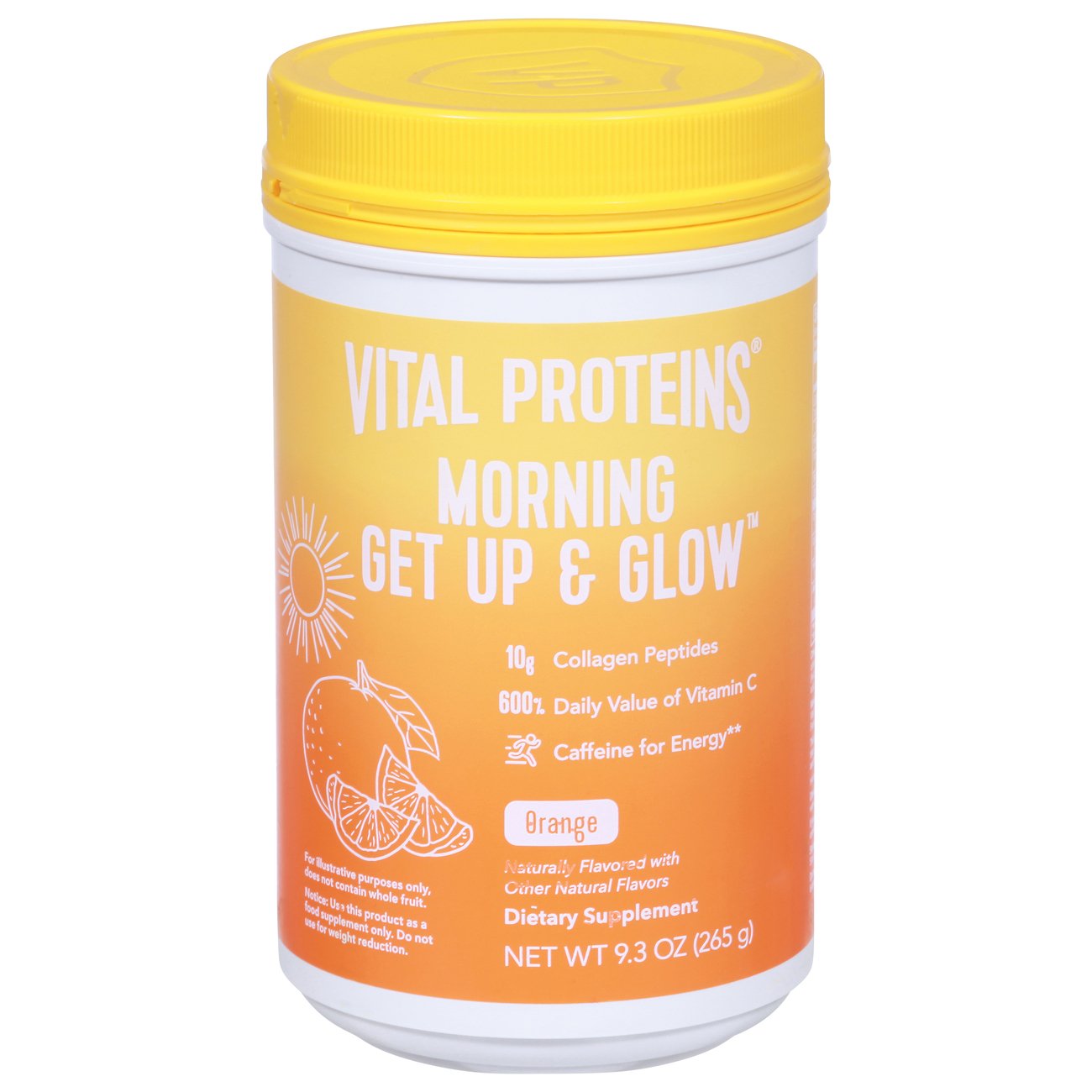 Vital Proteins Morning Get Up And Glow Powder Orange Shop Herbs And Homeopathy At H E B