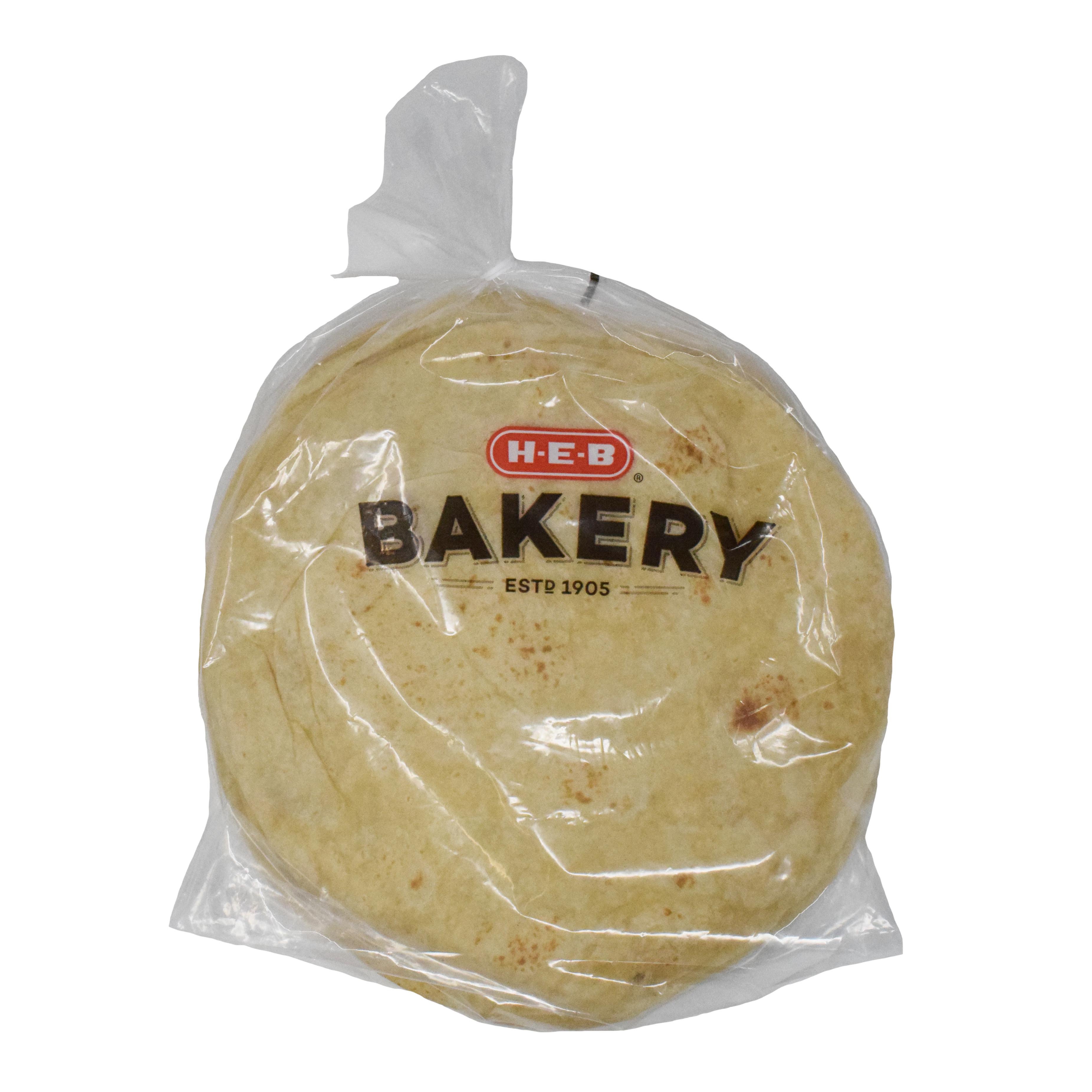 HEB Bakery Flour Tortillas 9 Inch Shop Tortillas at HEB