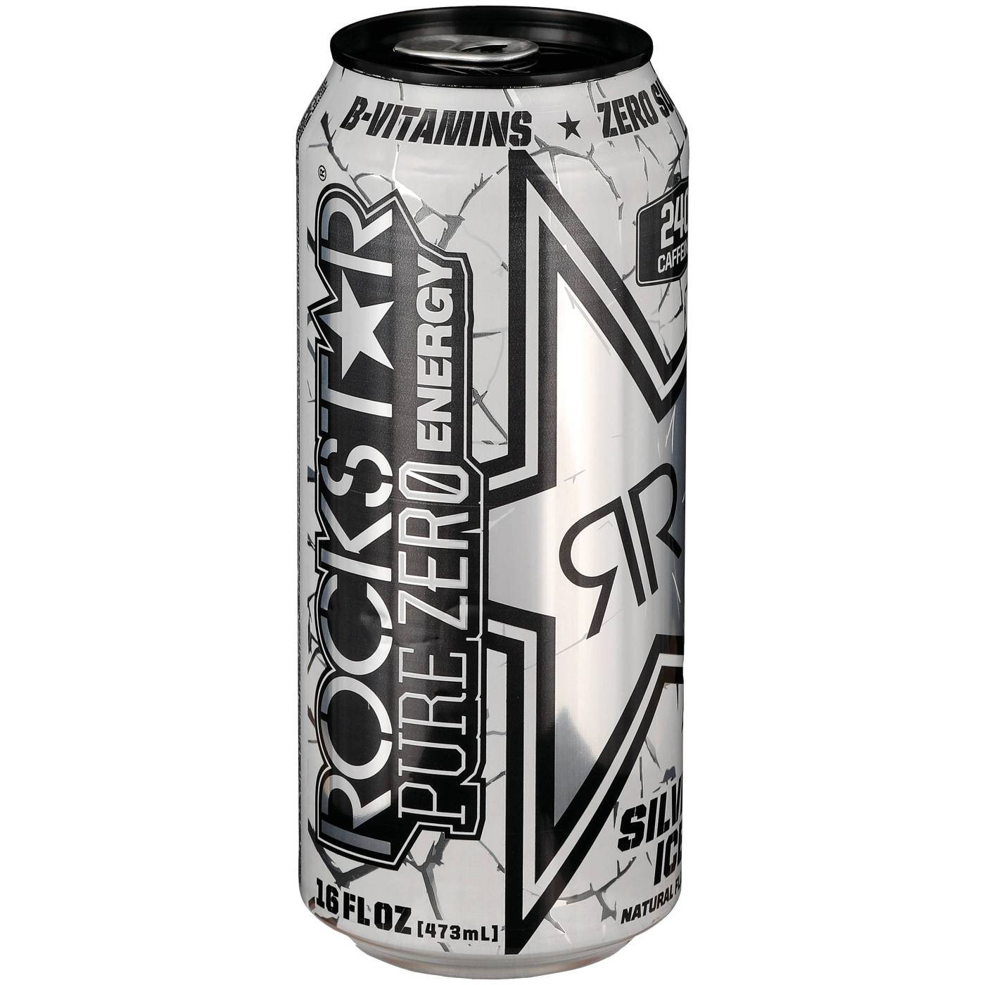 Rockstar Pure Zero Silver Ice Energy Drink