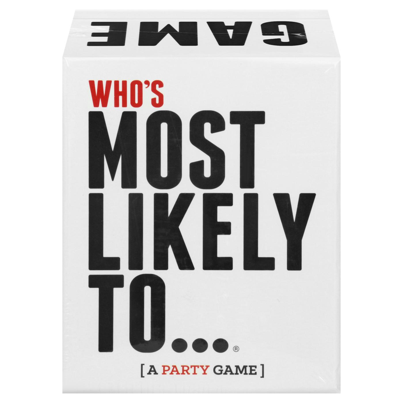 Who's Most Likely To Party Game; image 1 of 2