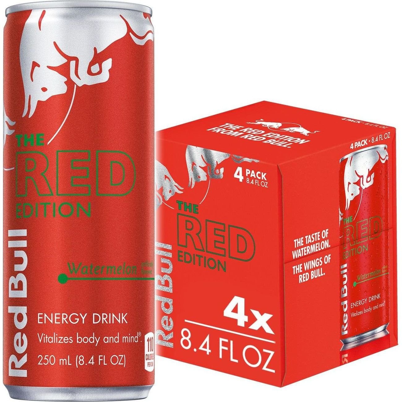 Red Bull The Red Edition Watermelon Energy Drink 4 pk Cans Shop