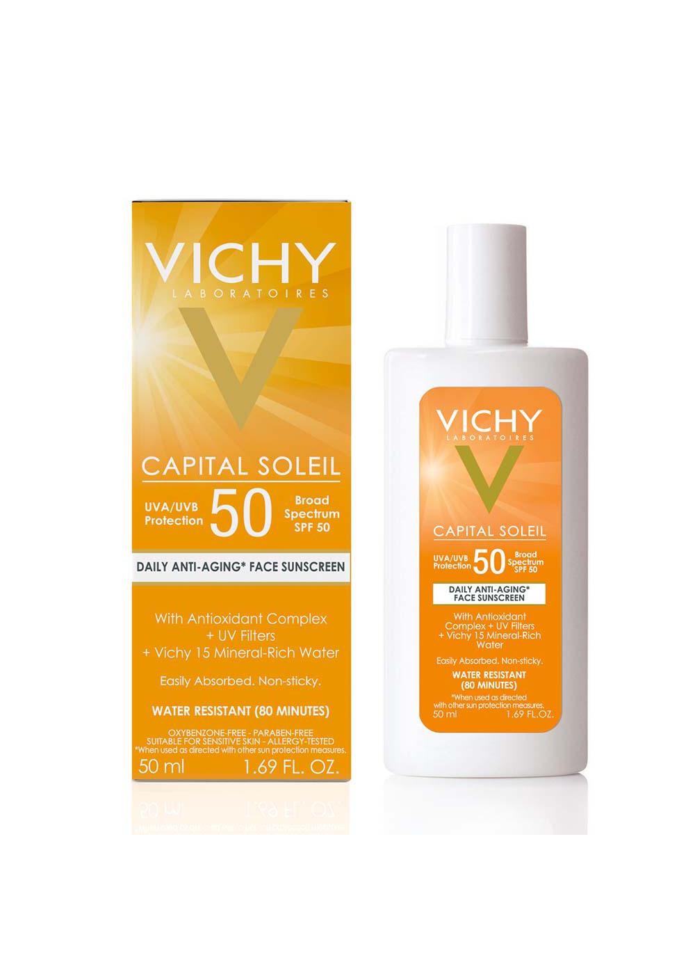 Vichy Laboratoires Capital Soleil SPF50 Anti Aging Face Sunscreen; image 3 of 3