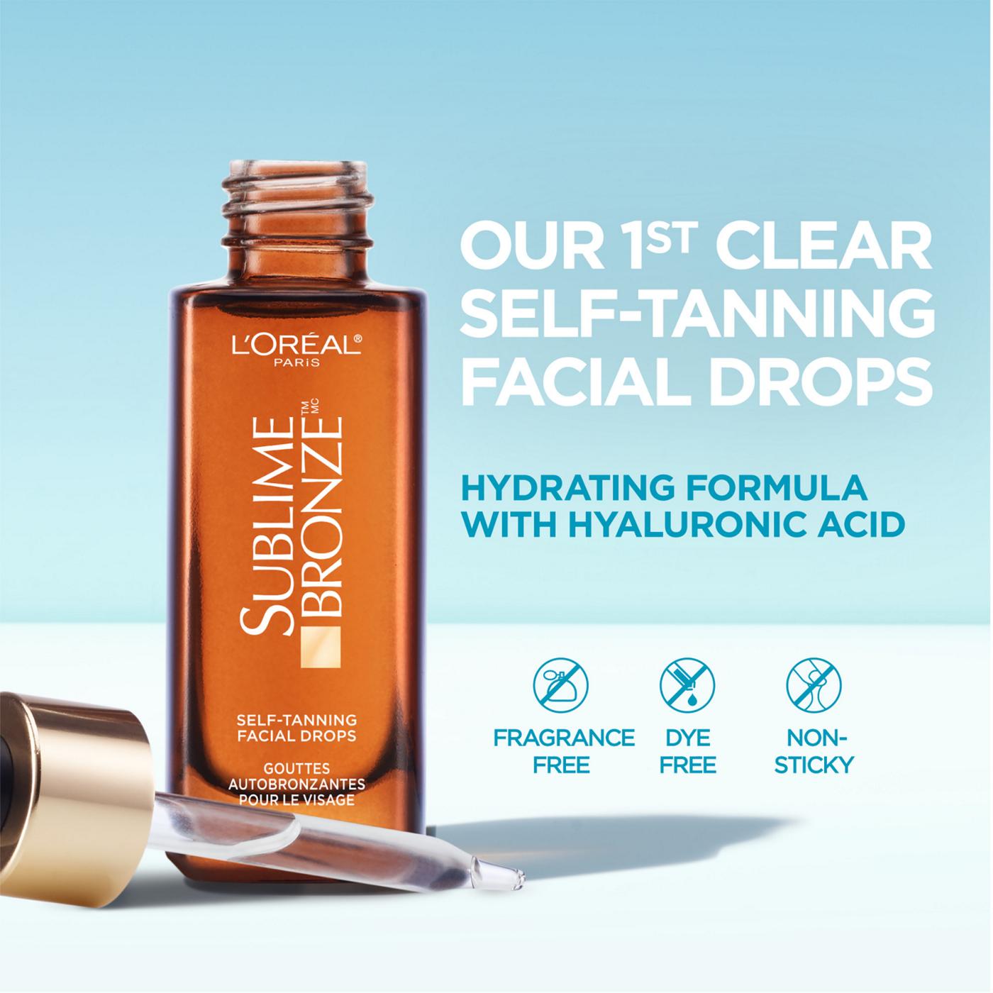 L'Oréal Paris Sublime Bronze Self-Tanning Facial Drops; image 6 of 7