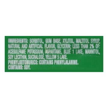Trident Spearmint Sugar Free Gum, 28 pc