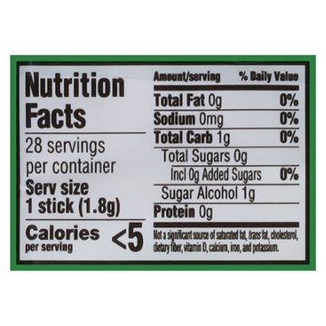 Trident Spearmint Sugar Free Gum, 28 pc