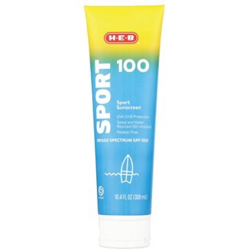 H-E-B SPF 100 Sport Broad Spectrum Sunscreen Lotion