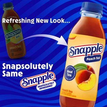 Snapple Peach Iced Tea 6 pk Bottles
