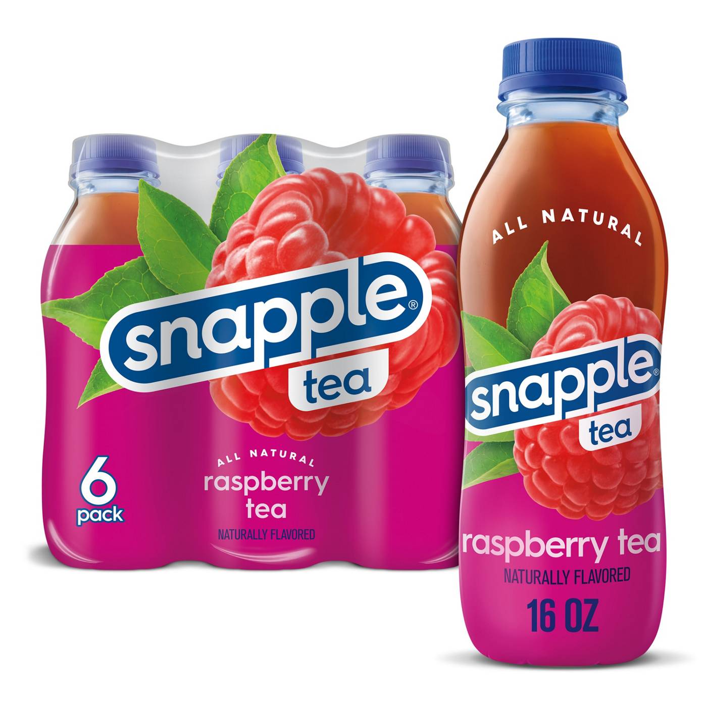 Snapple Raspberry Tea 16 oz Bottles; image 4 of 4