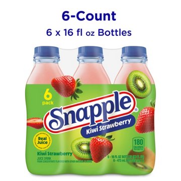 Snapple Kiwi Strawberry Juice Drink 6 pk Bottles
