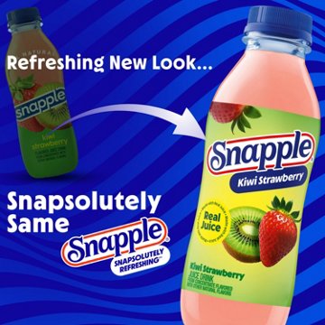 Snapple Kiwi Strawberry Juice Drink 6 pk Bottles