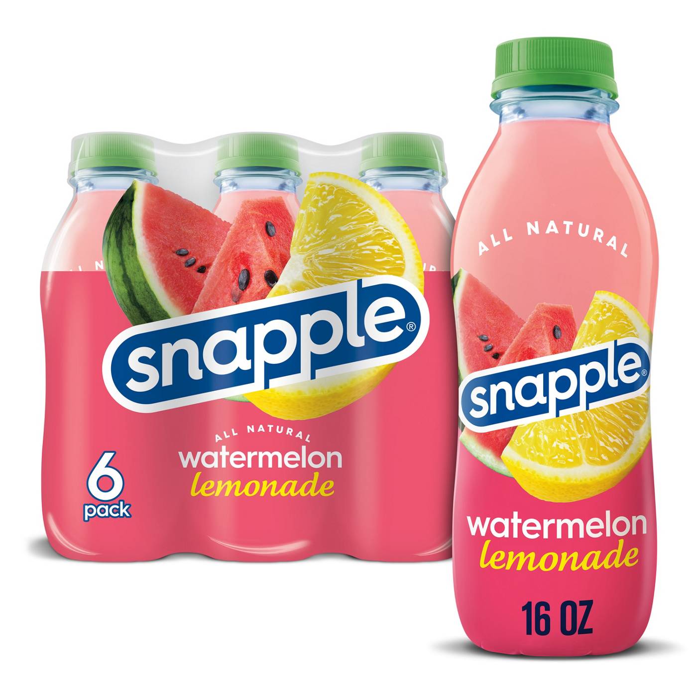 Snapple Watermelon Lemonade 16 oz Bottles; image 2 of 4