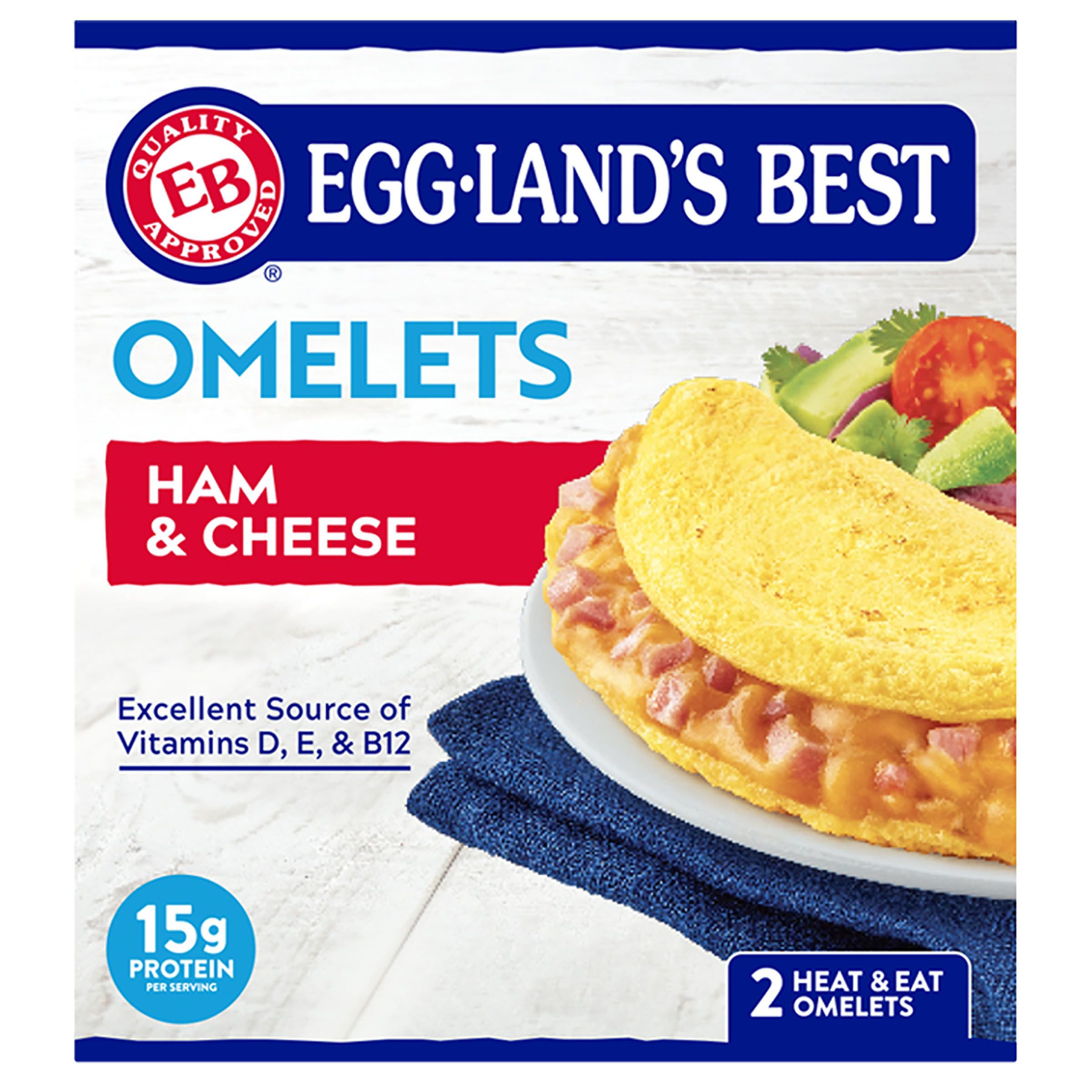 Eggland's Best Ham & Cheese Omelets Shop Entrees & sides at HEB