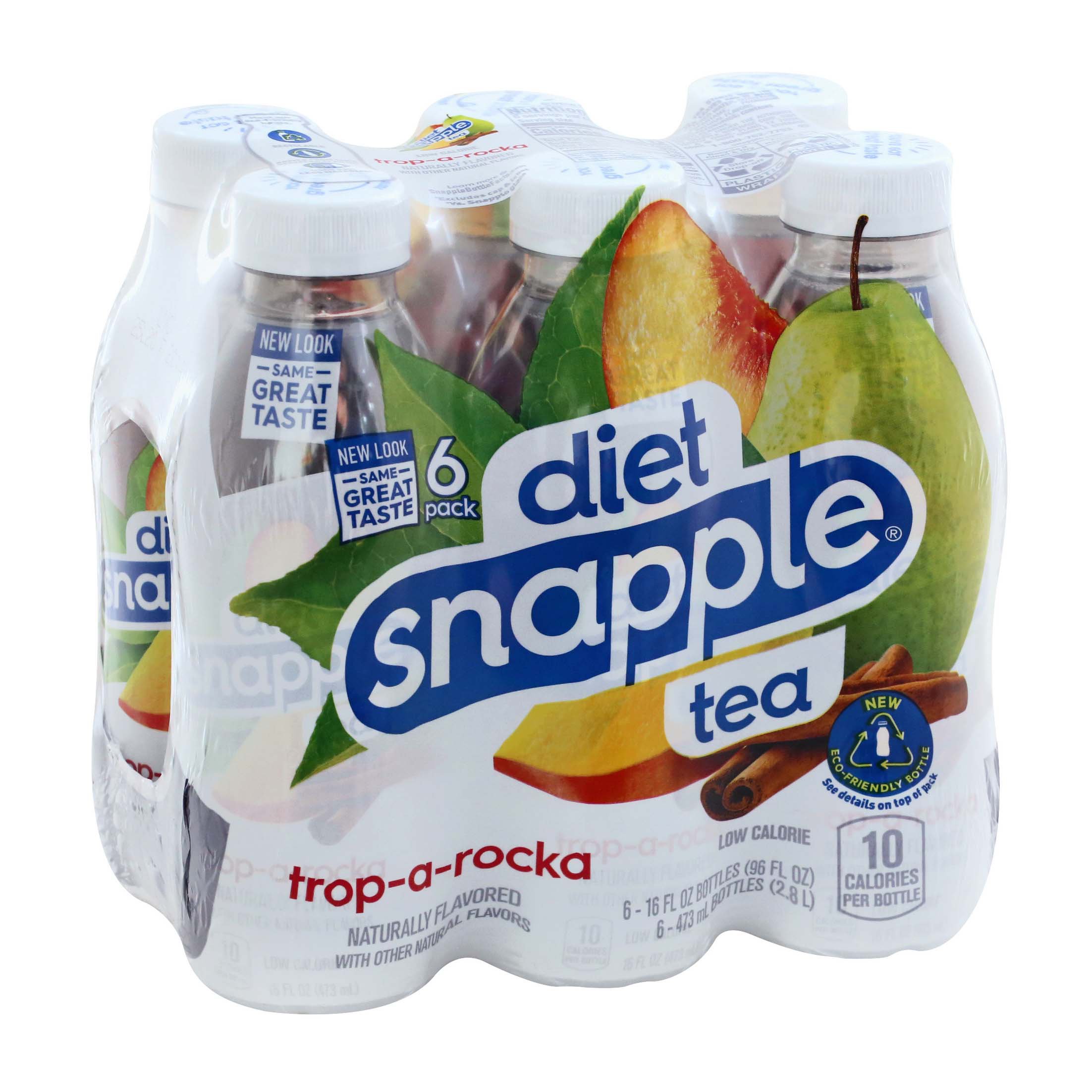 Snapple Diet Snapple Trop A Rocka Tea 16 Oz Bottles Shop Tea At H E B