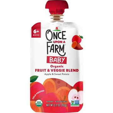 Once Upon a Farm Organic Baby Food Pouch - Apple & Sweet Potato