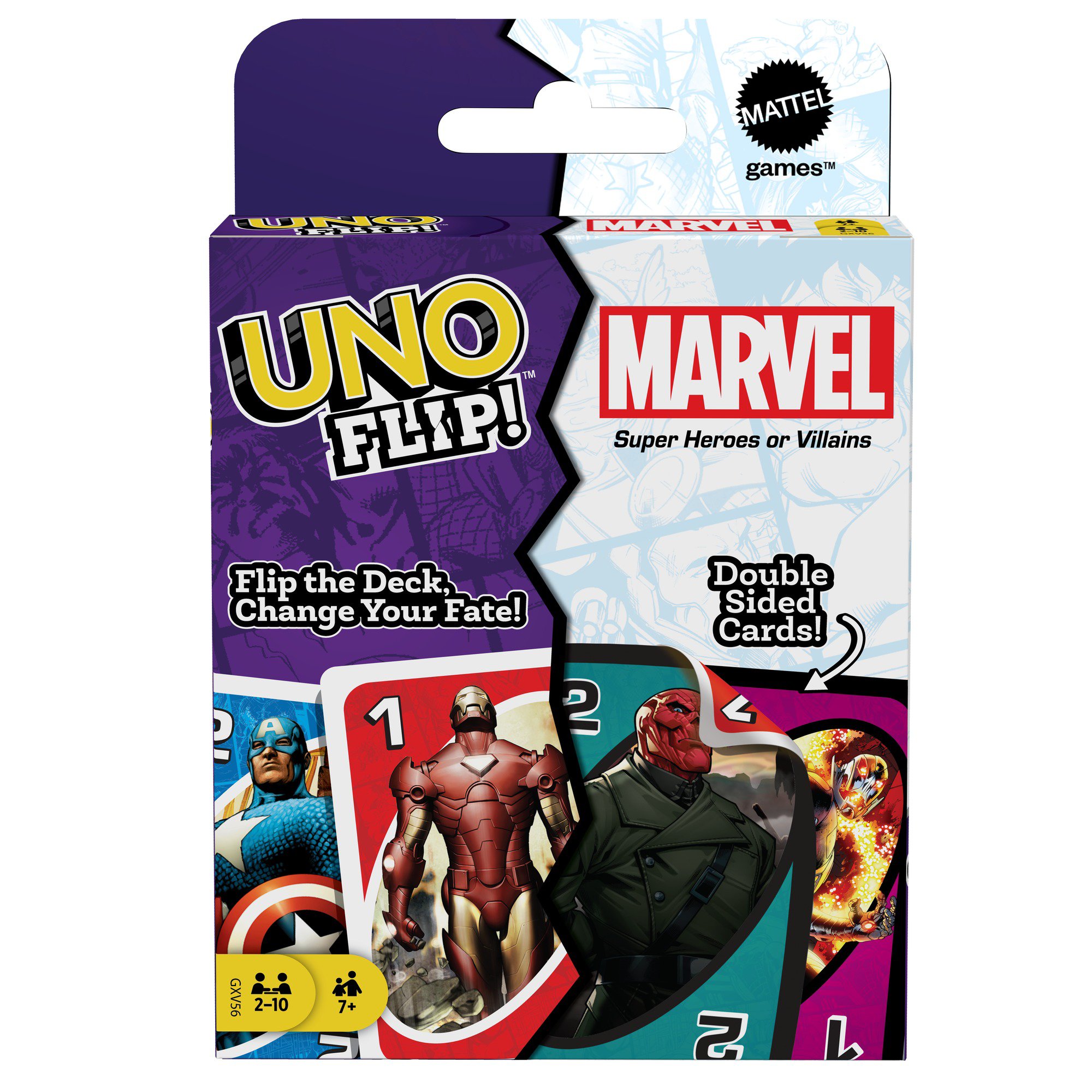 uno flip marvel edition card game shop games at h e b