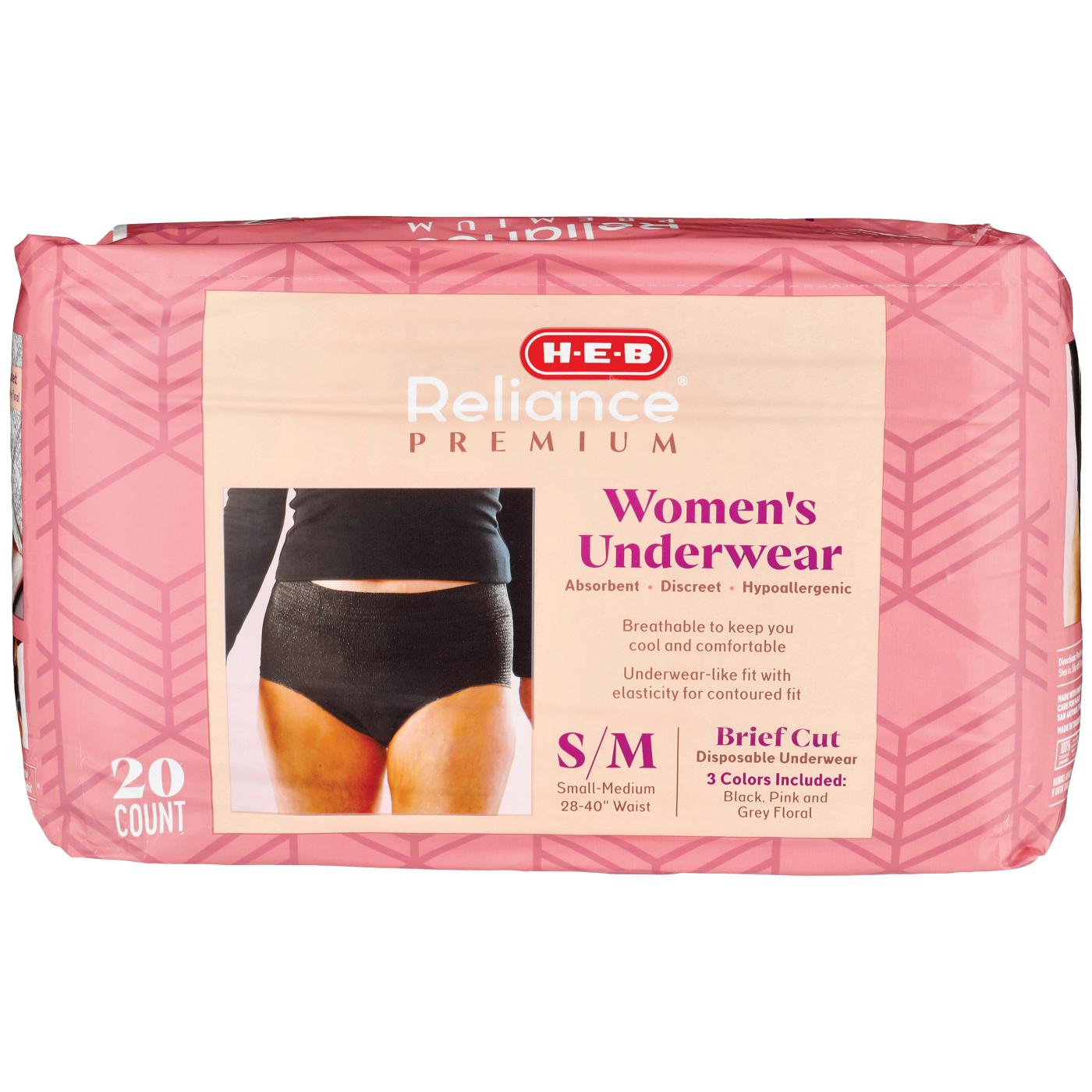 H-E-B Reliance Women's Underwear Small - Shop Incontinence at H-E-B