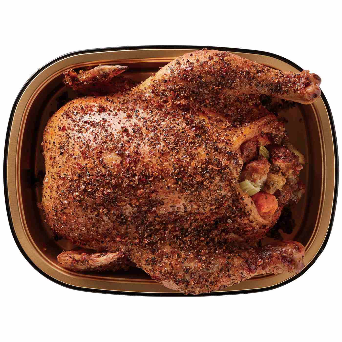 Meal Simple by H-E-B Holiday-Seasoned Whole Chicken with Garlic Butter & Beef Stuffing; image 3 of 4