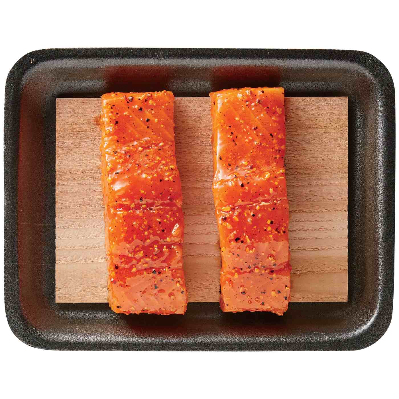 HEB Fish Market Fresh Marinated Atlantic Salmon on Cedar Plank