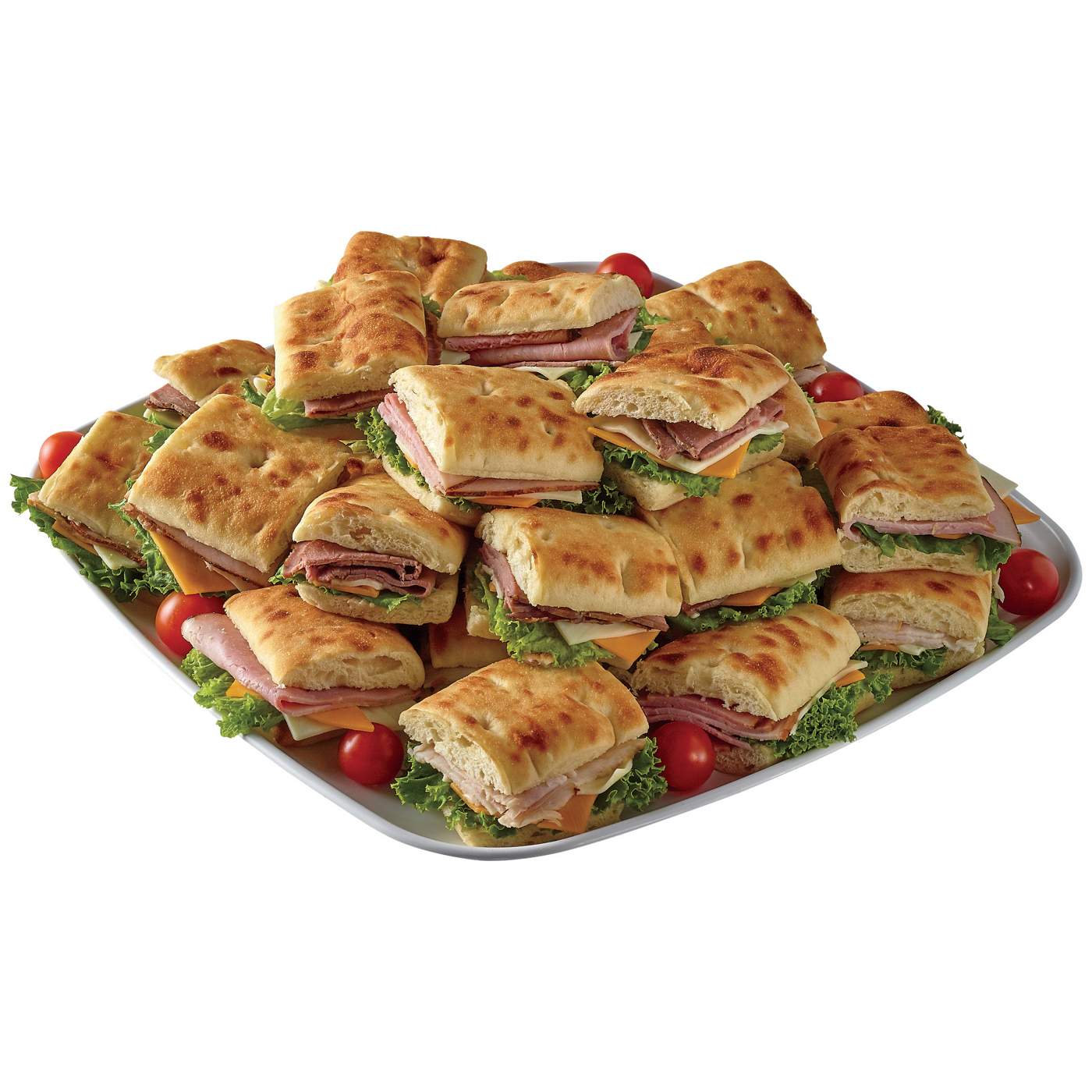 H-E-B Deli Large Party Tray - Ciabatta Slider Sandwiches; image 2 of 2