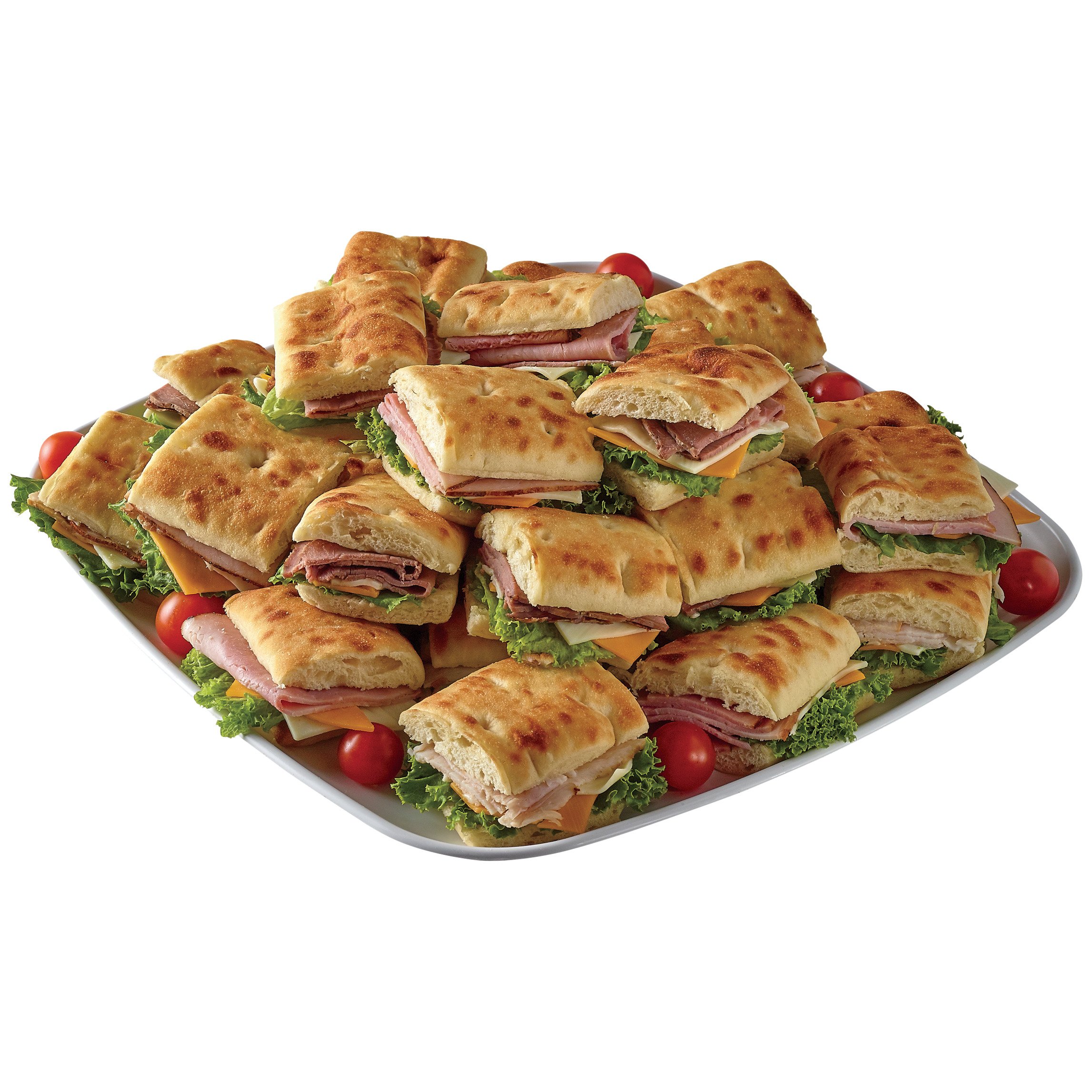 HEB Ciabatta Slider Sandwich Tray Large Shop Party Trays at HEB