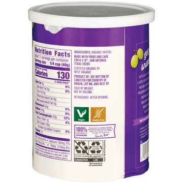 H-E-B Organics Raisins, 15 oz