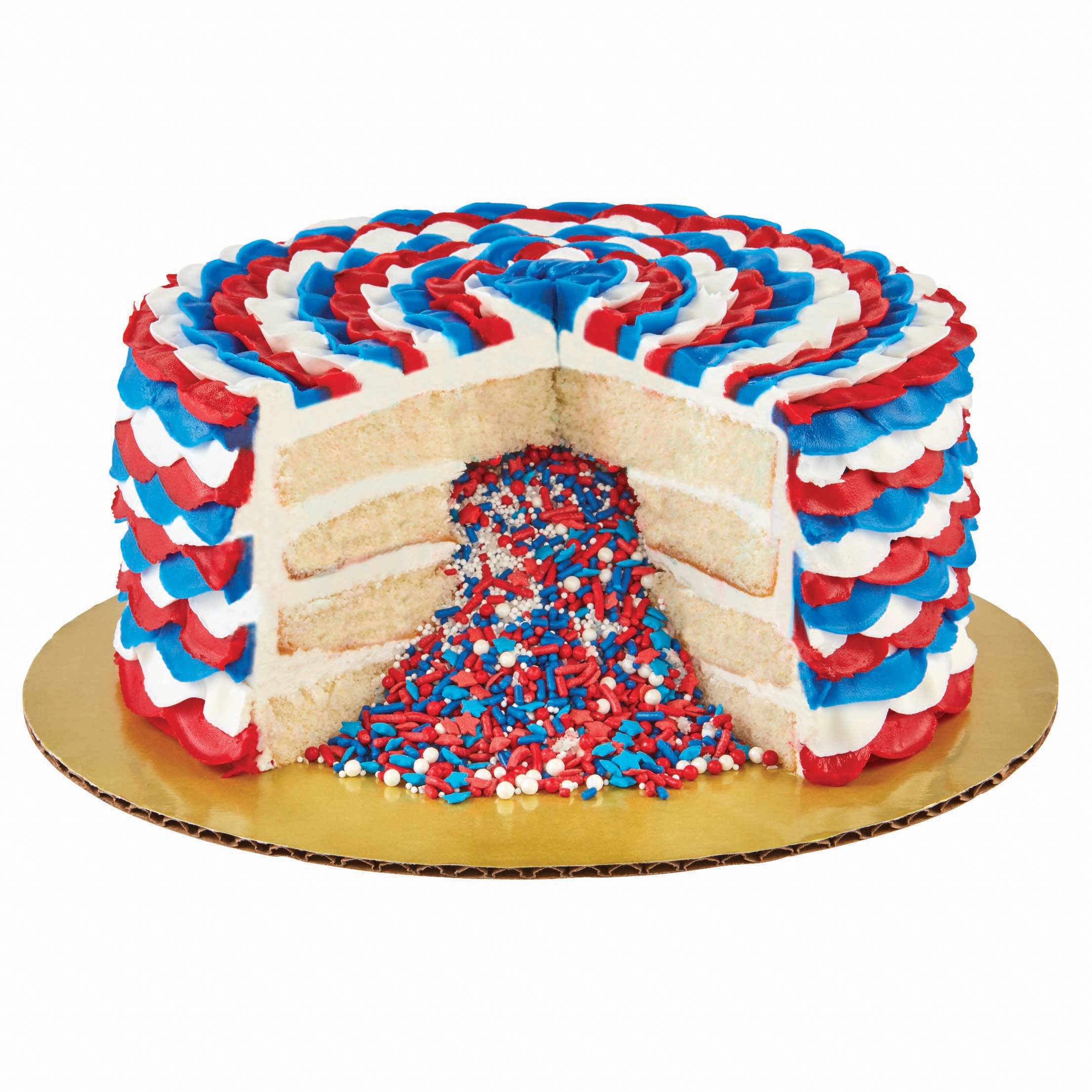 H-E-B Bakery July 4th Piñata White Cake - Shop Standard Cakes At H-E-B