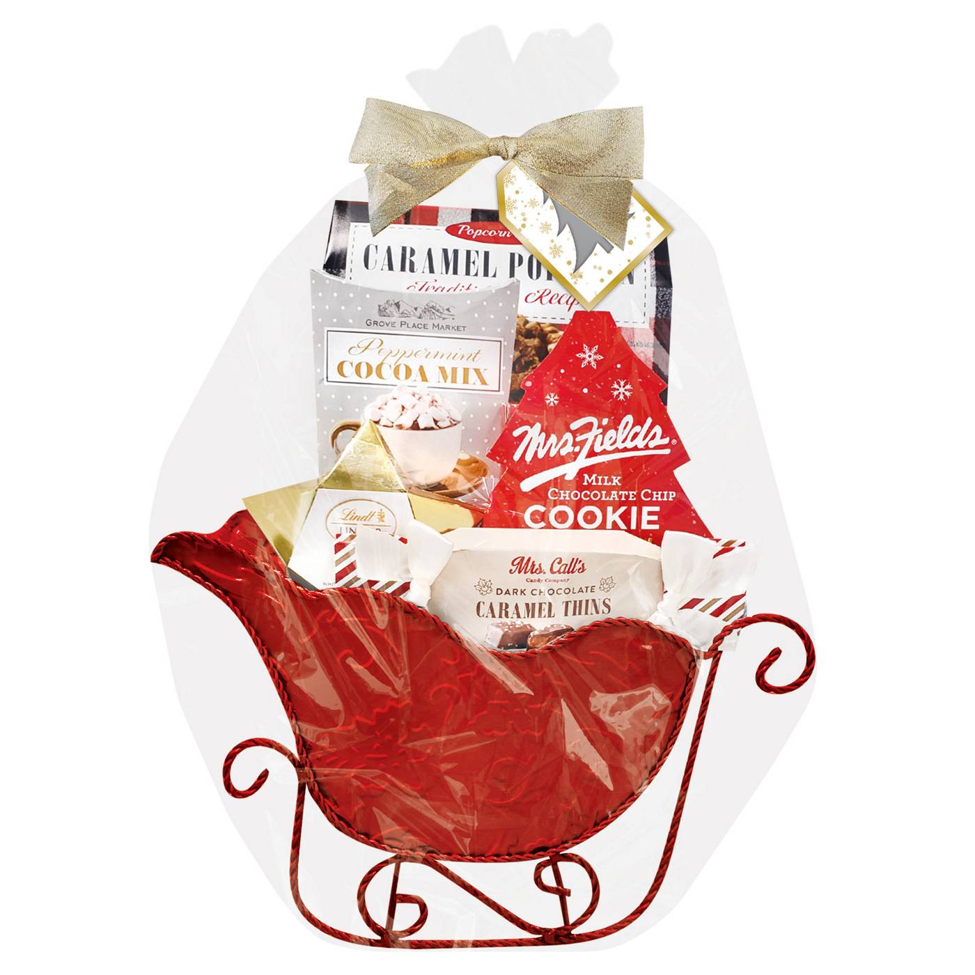 Holiday Gift Basket of Snacks, Chocolate & Cookies - Chips