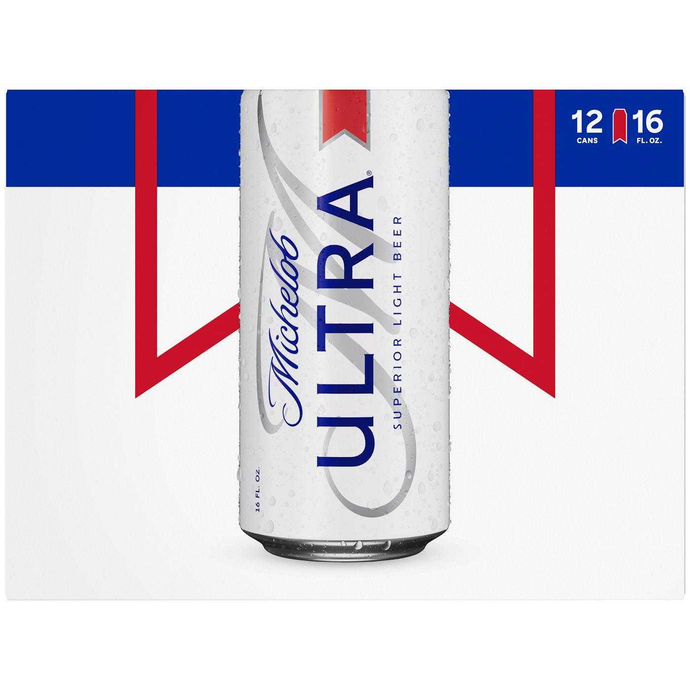 Michelob Ultra Beer 16 oz Cans; image 2 of 2