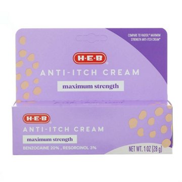 H-E-B Maximum Strength Anti-Itch Cream, 1 oz