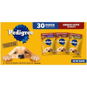 Pedigree Choice Cuts In Gravy Adult Soft Wet Dog Food