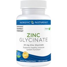 Nordic Naturals Zinc Glycinate Capsules, 60 ct | Central Market