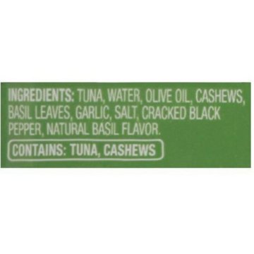 H-E-B Wild Caught Seasoned Chunk Light Tuna Pouch - Basil Pesto, 2.5 oz