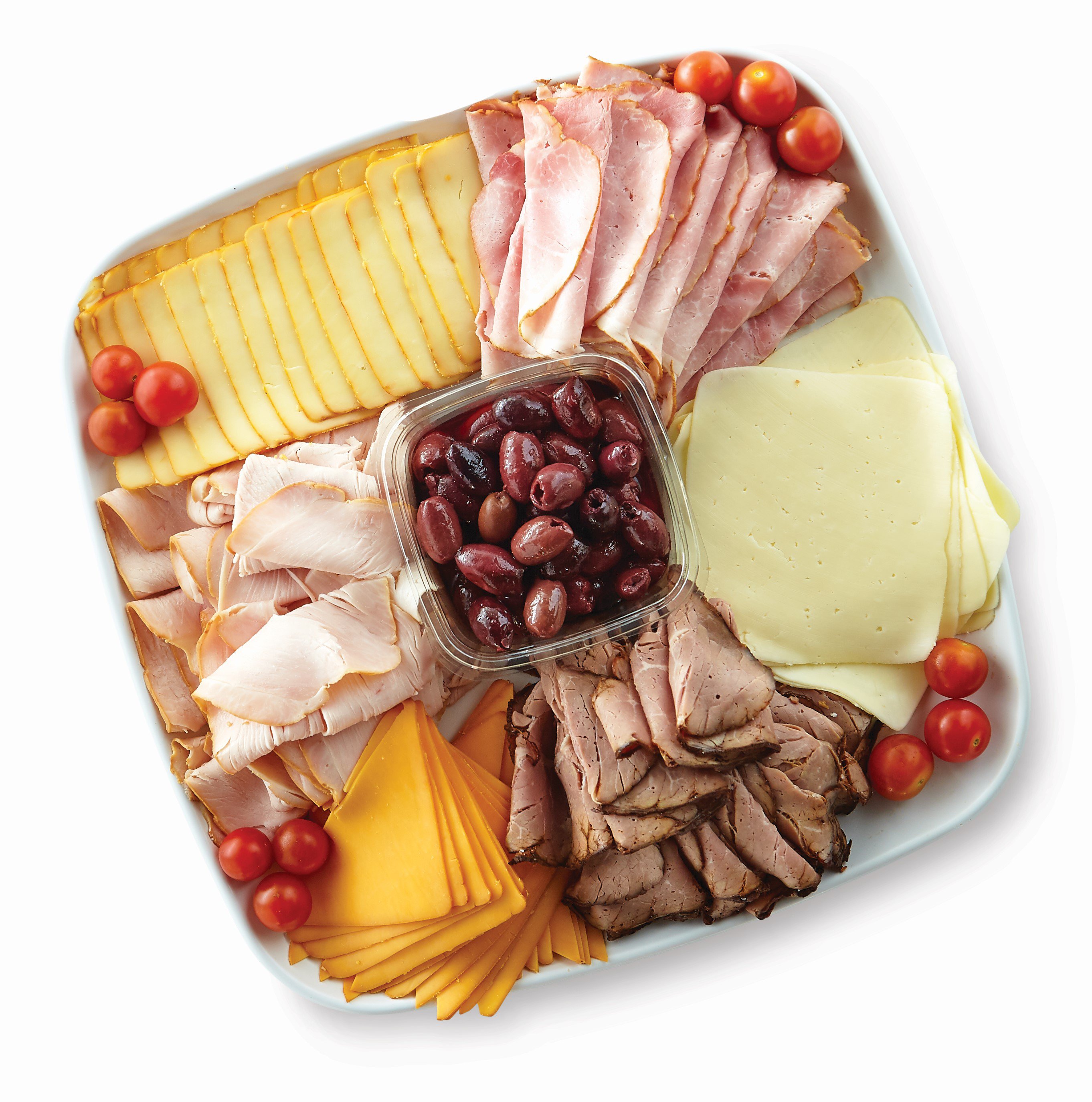 H-E-B Large Party Tray - Post Oak Smoked Meat & Cheese - Shop Standard ...