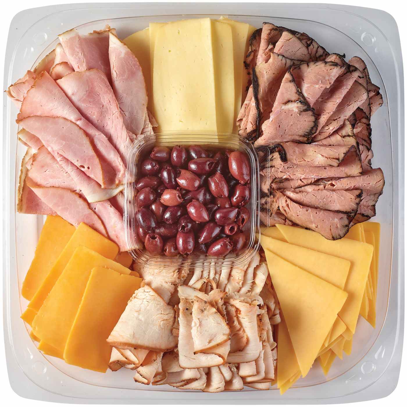 H-E-B Deli Large Party Tray - Post Oak Smoked Meat & Cheese; image 1 of 2