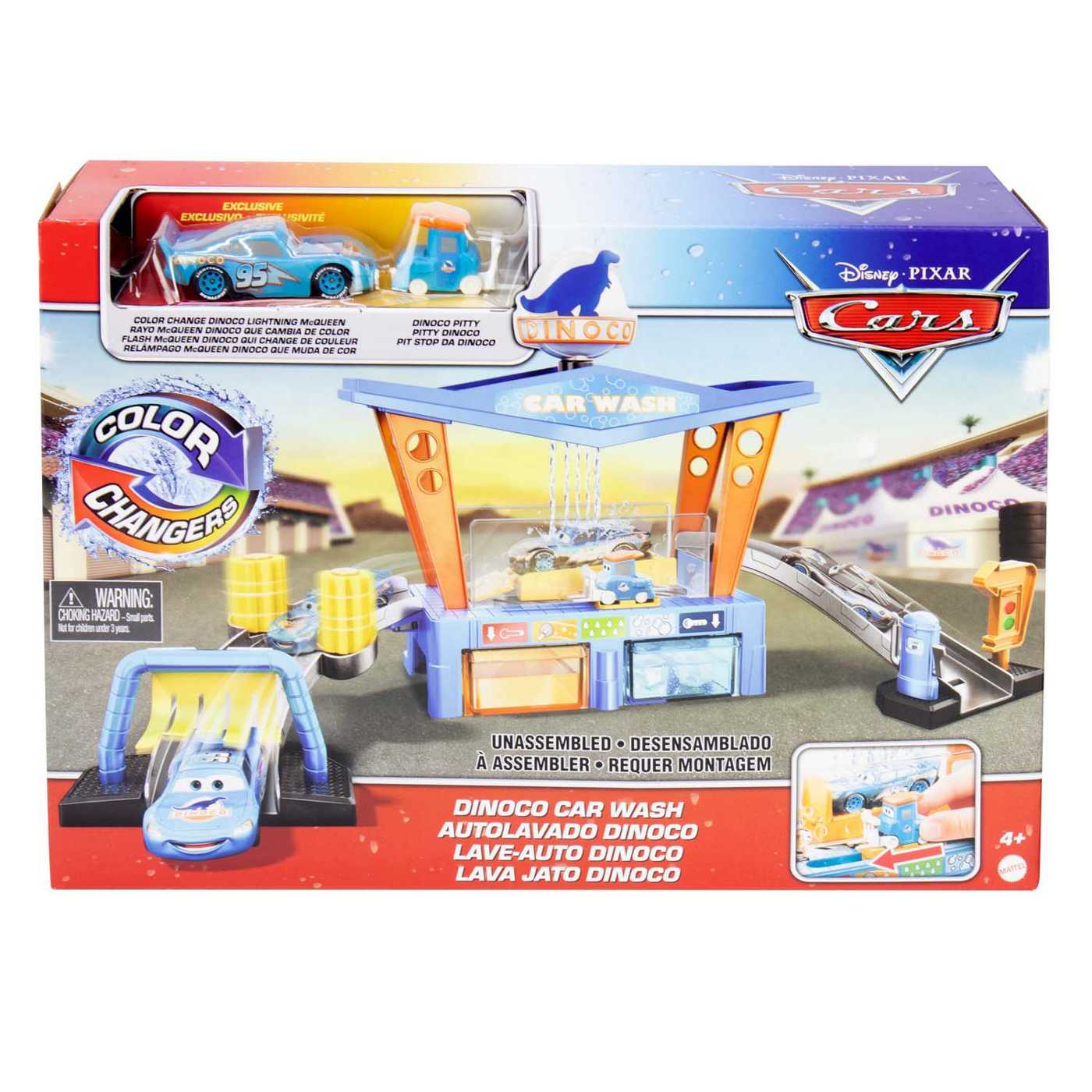 Mattel Disney Pixar Cars Dinoco Car Wash Playset; image 2 of 3