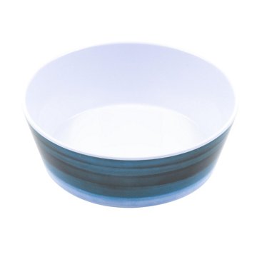 Woof & Whiskers 32 oz Melamine Pet Bowl - Blue Ombre