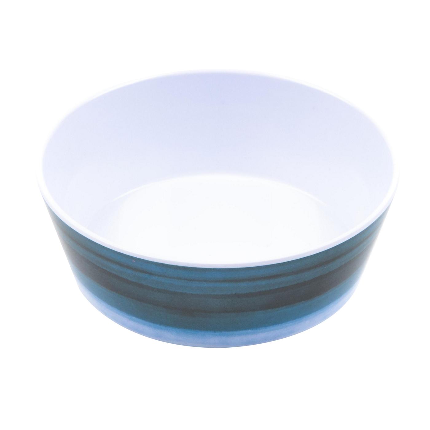 Woof & Whiskers 8 oz Melamine Pet Bowl - Blue Ombre; image 2 of 2